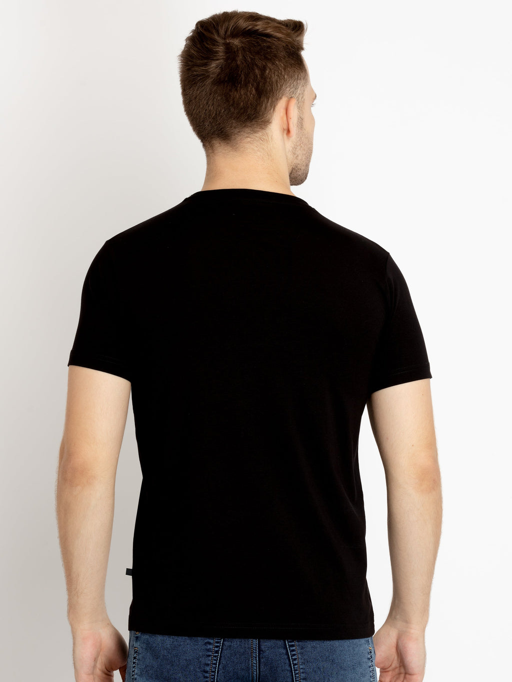 Mens Printed Round Neck T-shirts