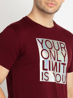Mens Printed Round Neck T-shirts