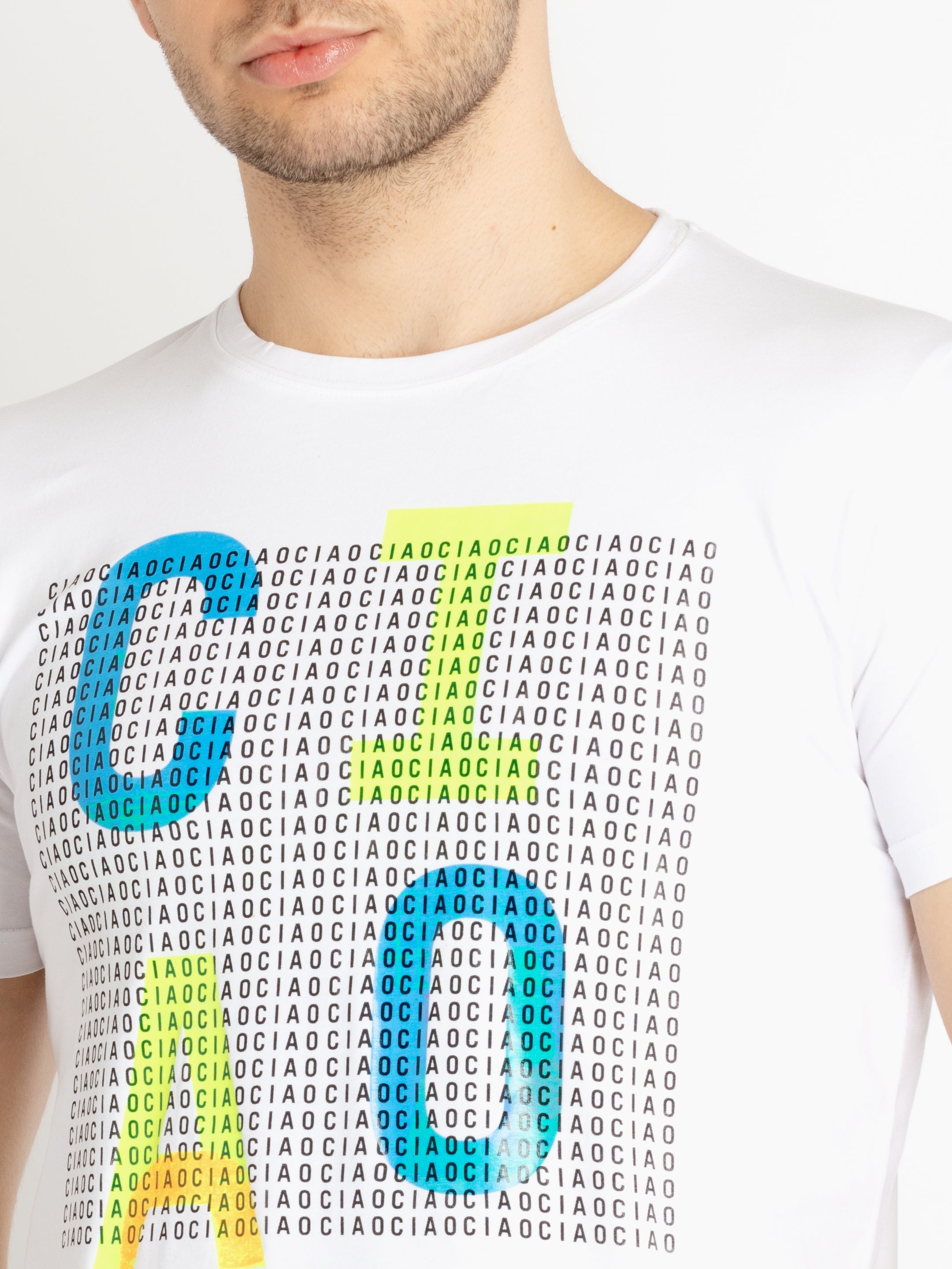 Mens Printed Round Neck T-shirts