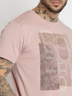 Mens Printed Round Neck T-shirt