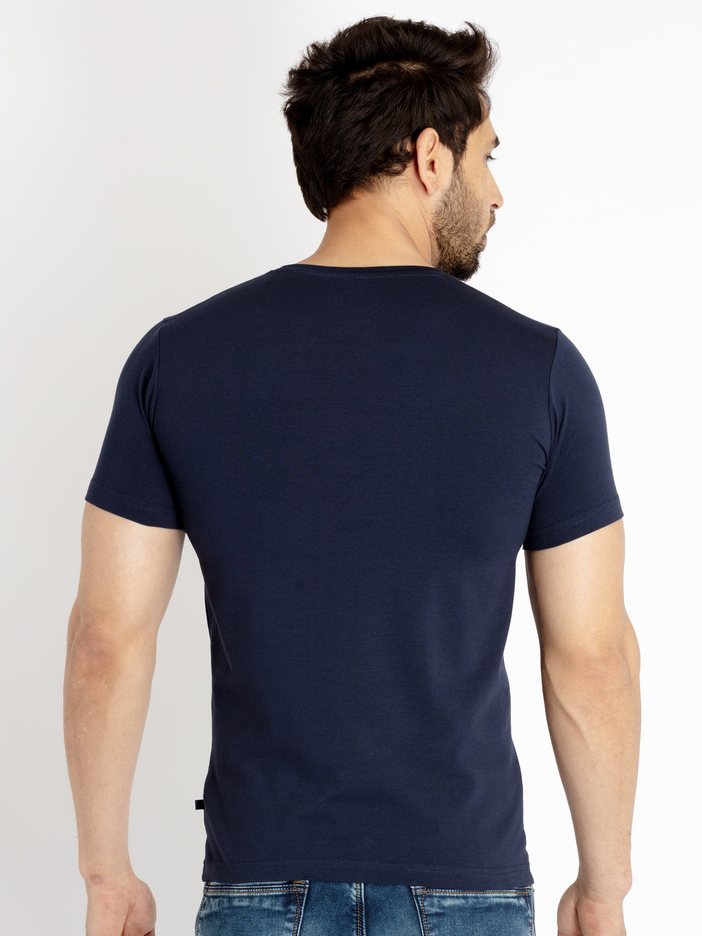 Mens Printed Round Neck T-shirt