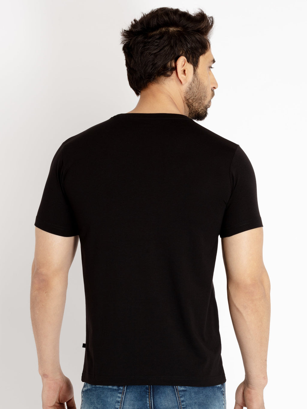 Mens Printed Round Neck T-shirt