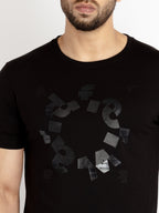 Mens Printed Round Neck T-shirt