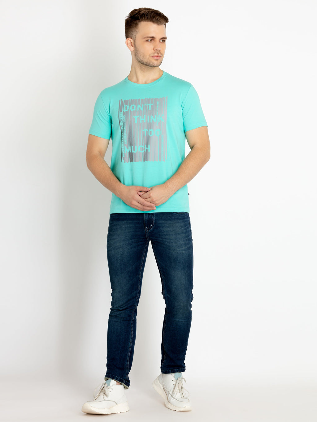Mens Printed Round Neck T-shirts