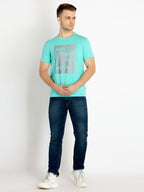 Mens Printed Round Neck T-shirts