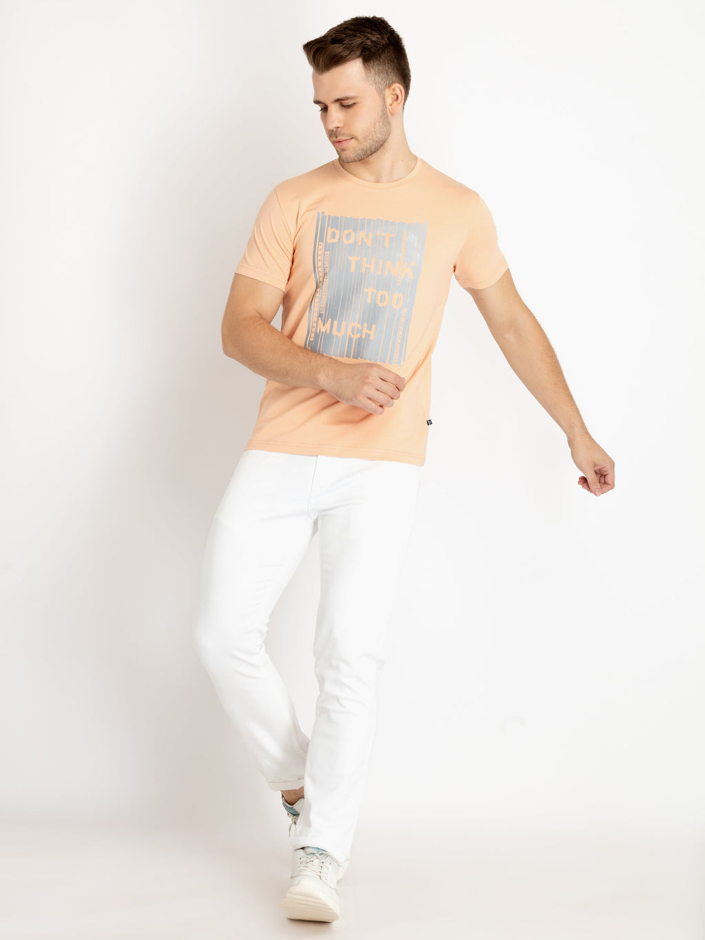 Mens Printed Round Neck T-shirts