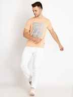 Mens Printed Round Neck T-shirts