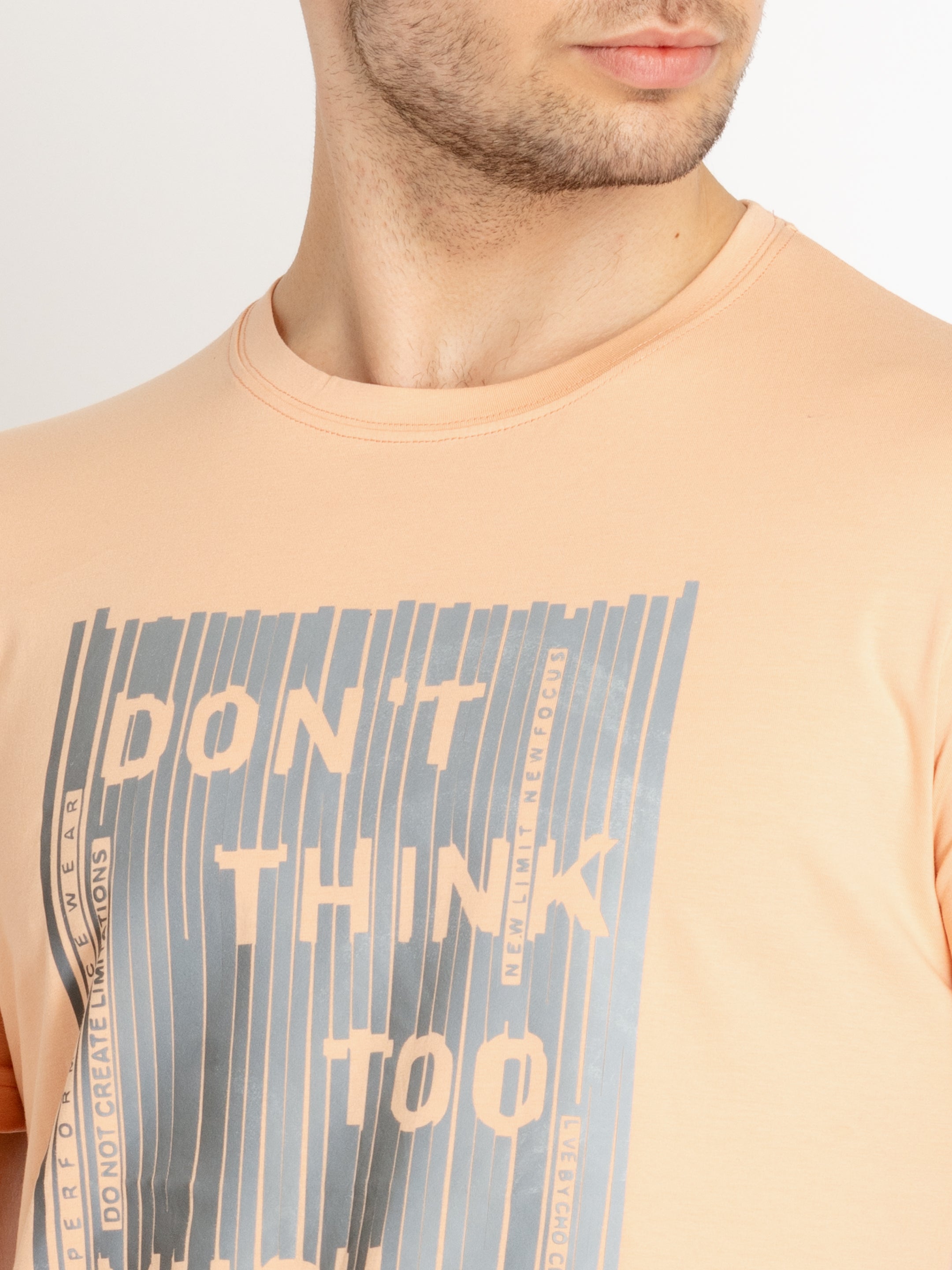 Mens Printed Round Neck T-shirts