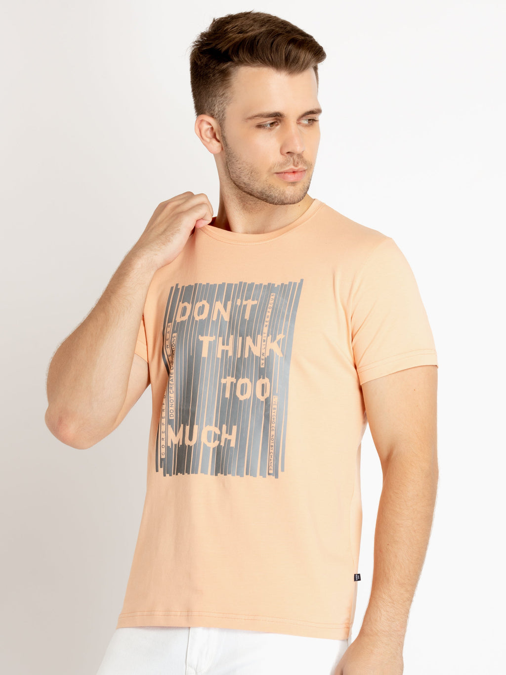 Mens Printed Round Neck T-shirts