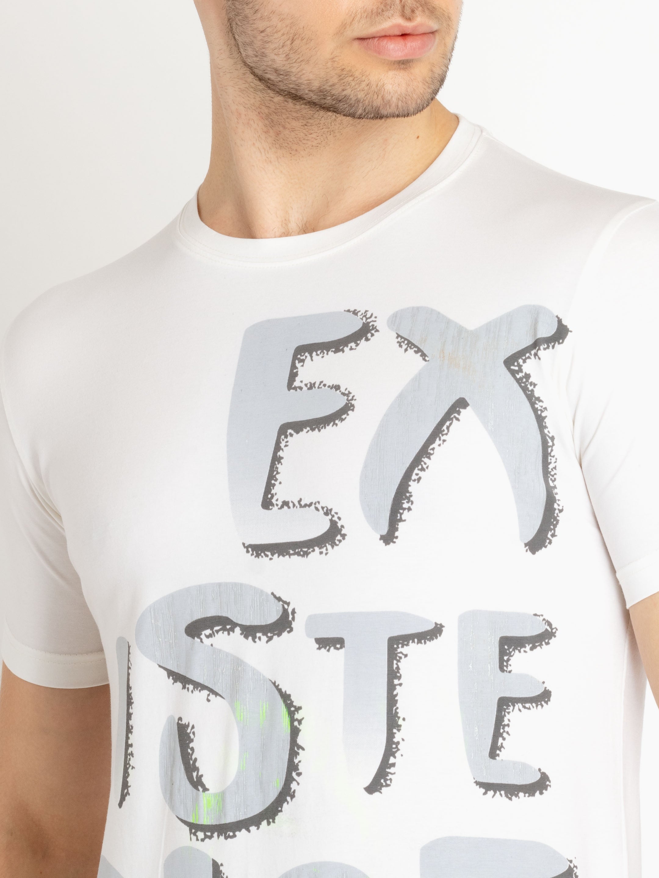 Mens Printed Round Neck T-shirts