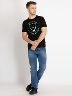 Mens Printed Round Neck T-shirts