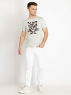 Mens Printed Round Neck T-shirts
