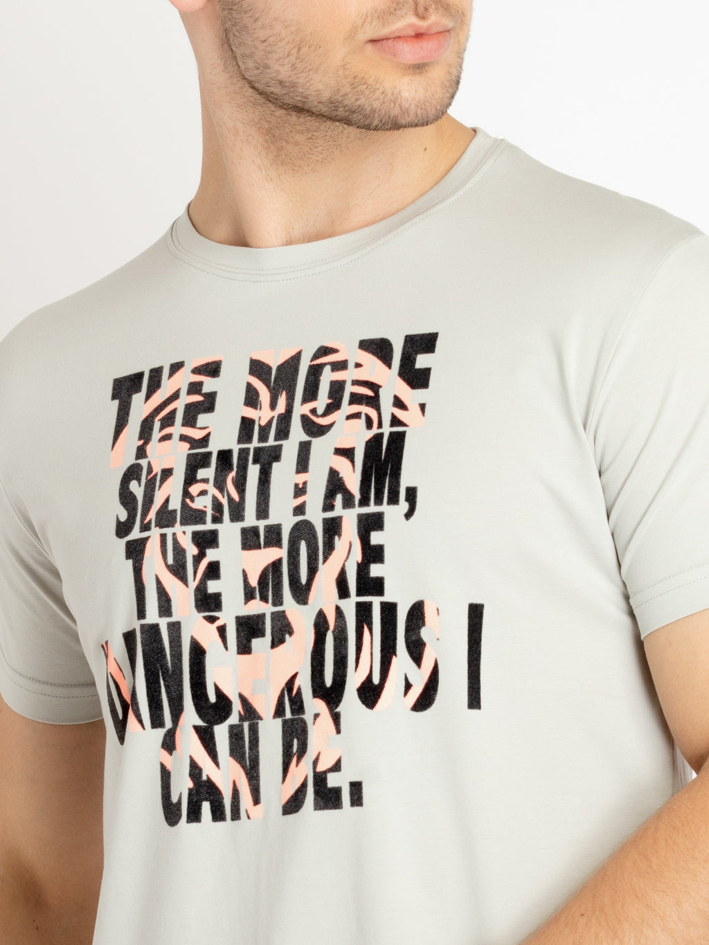 Mens Printed Round Neck T-shirts