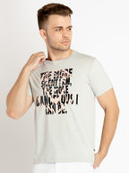 Mens Printed Round Neck T-shirts