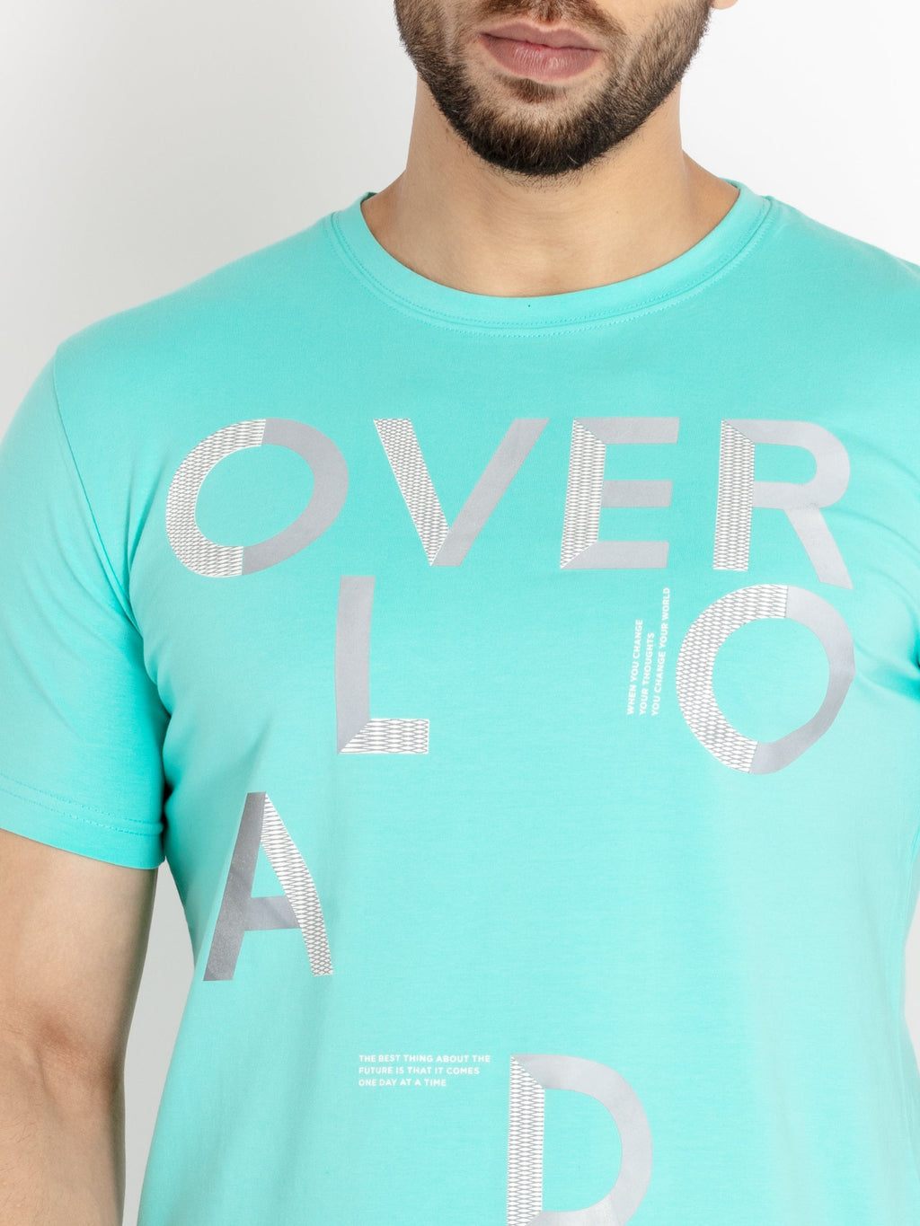 Mens Printed Round Neck T-shirt