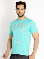 Mens Printed Round Neck T-shirt