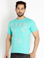 Mens Printed Round Neck T-shirt