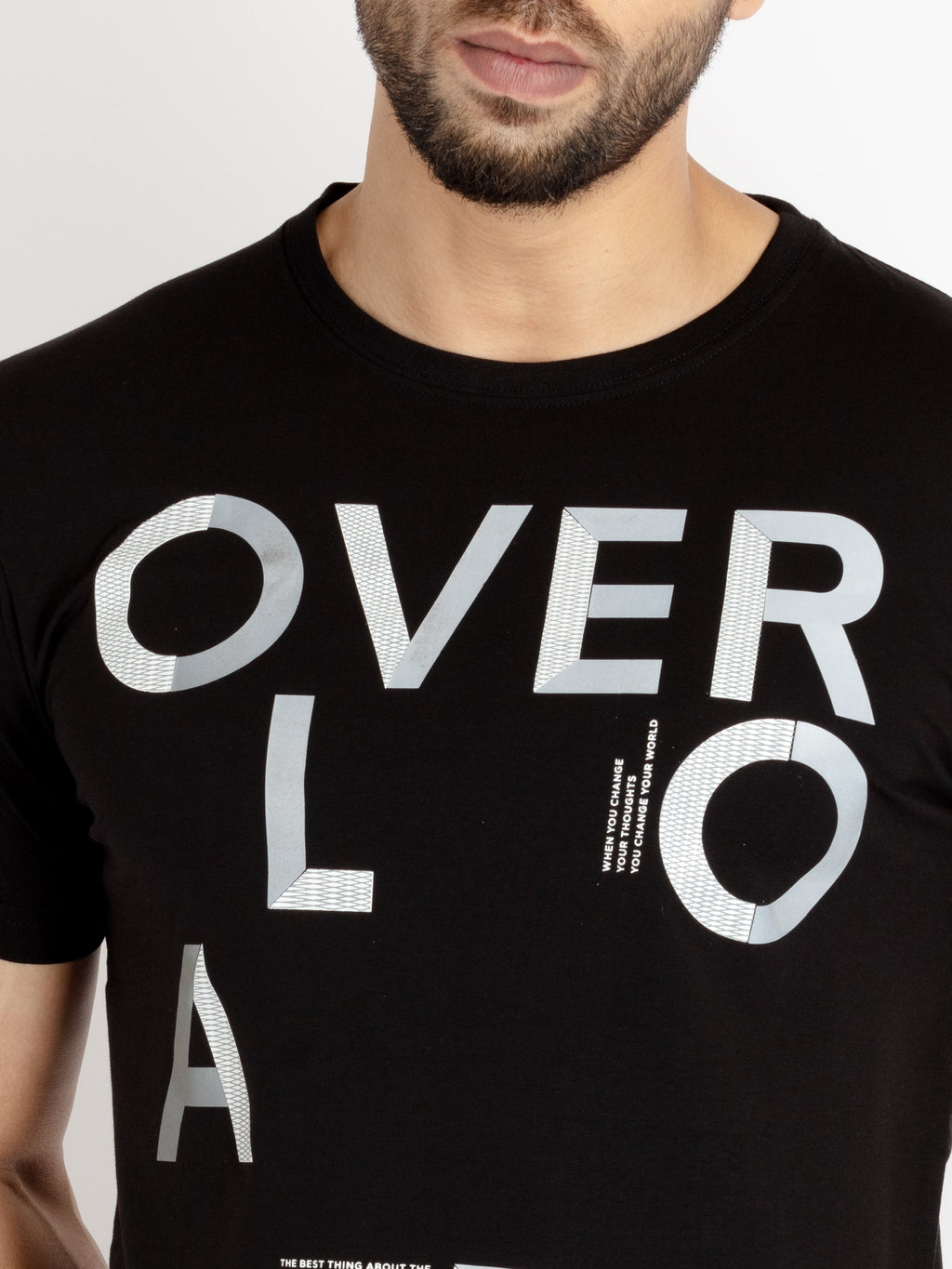 Mens Printed Round Neck T-shirt