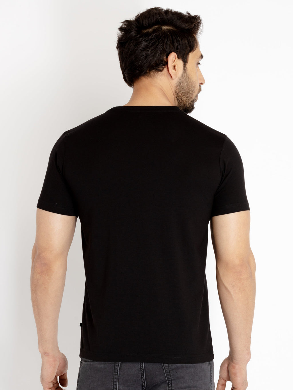 Mens Printed Round Neck T-shirt