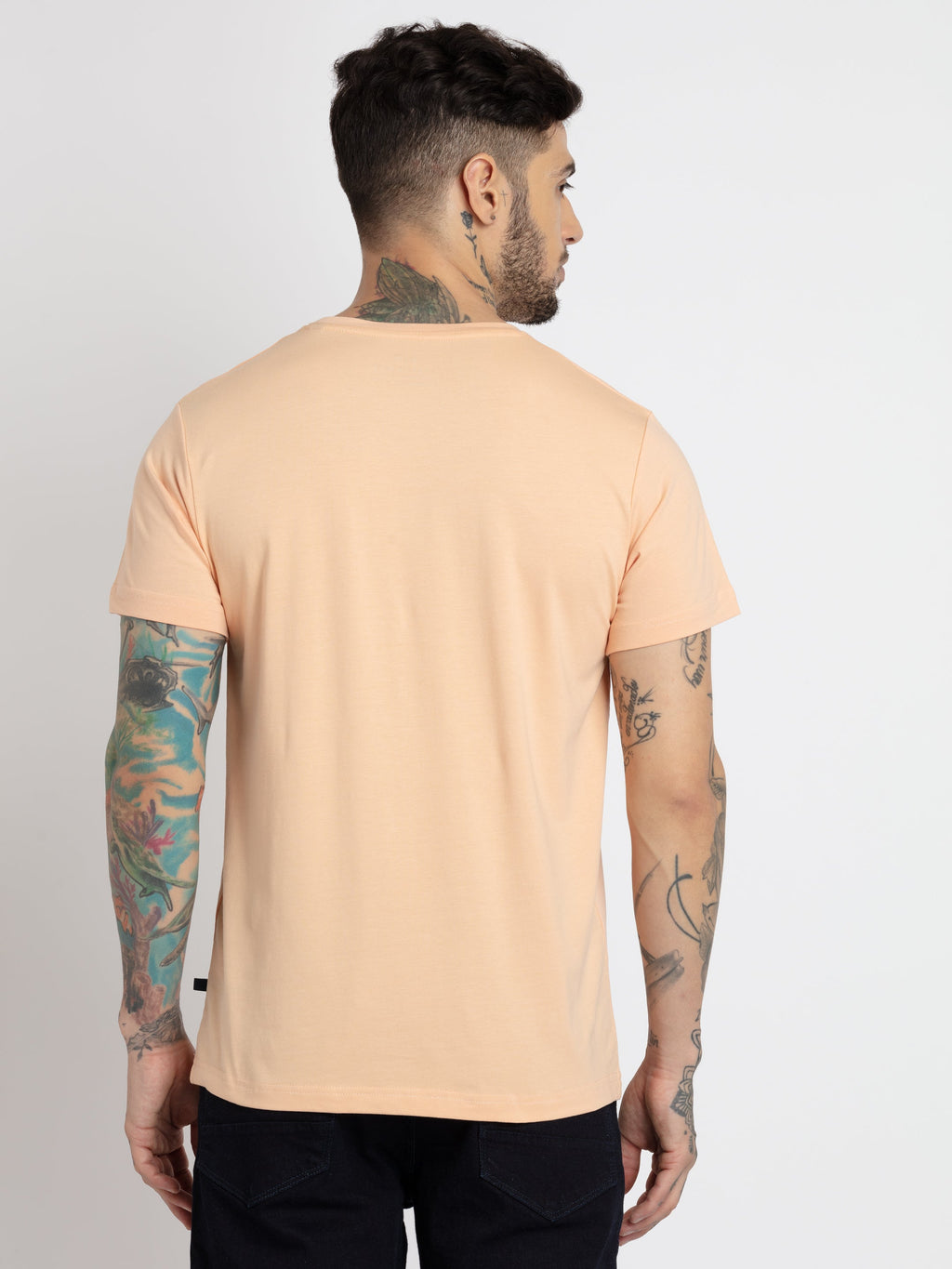 Mens Printed Round Neck T-shirt