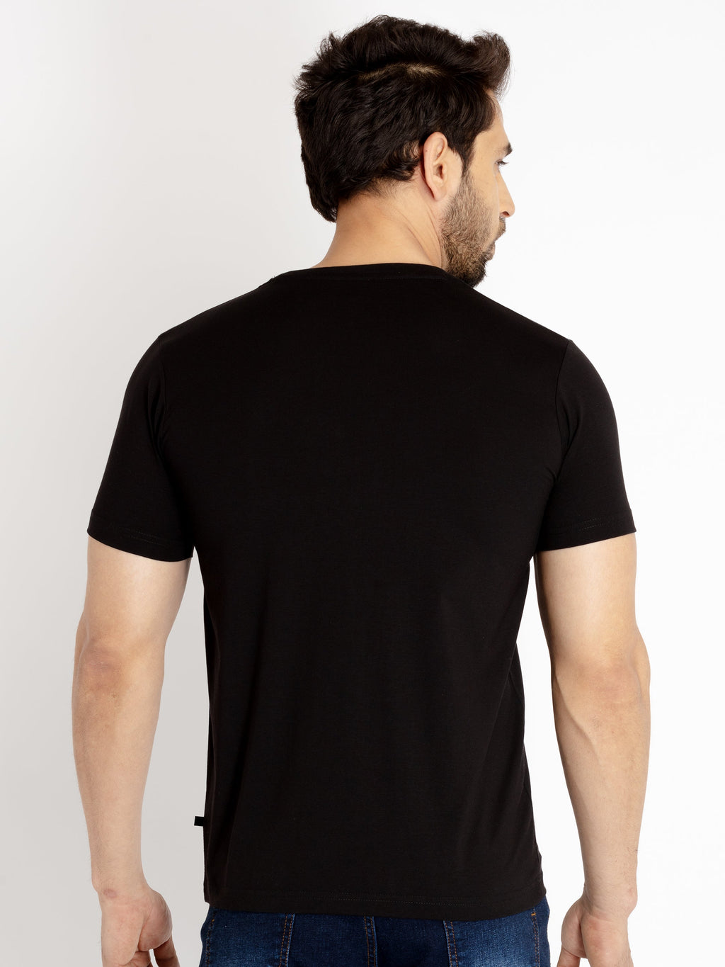 Mens Printed Round Neck T-shirt