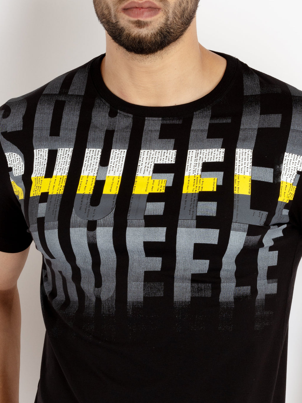 Mens Printed Round Neck T-shirt