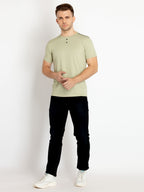 Mens Solid Round Neck T-shirts