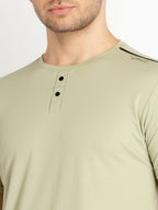 Mens Solid Round Neck T-shirts