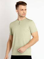 Mens Solid Round Neck T-shirts