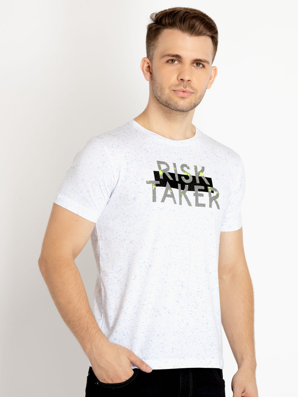 Mens Printed Round Neck T-shirts