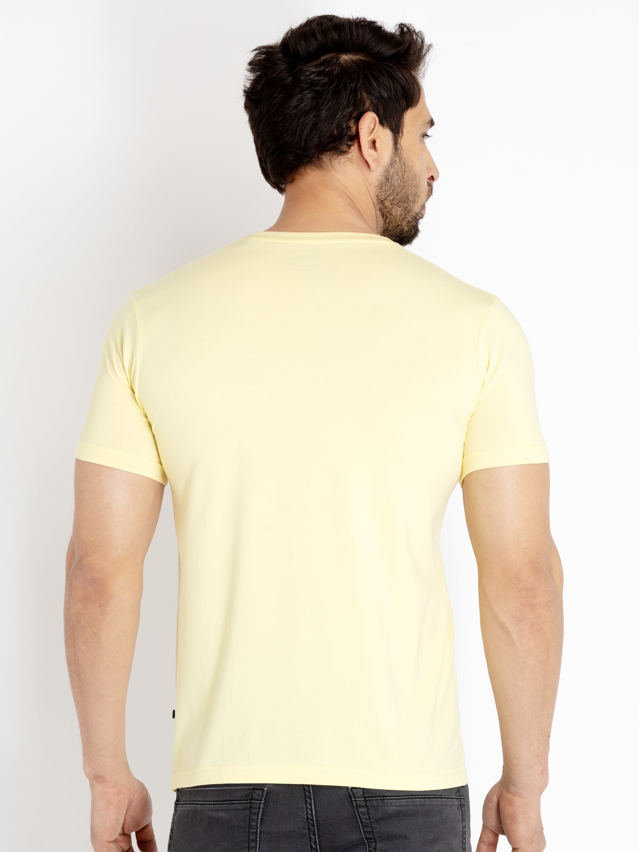 Mens Printed Round Neck T-shirt