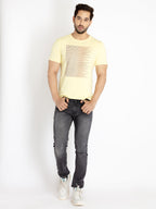 Mens Printed Round Neck T-shirt