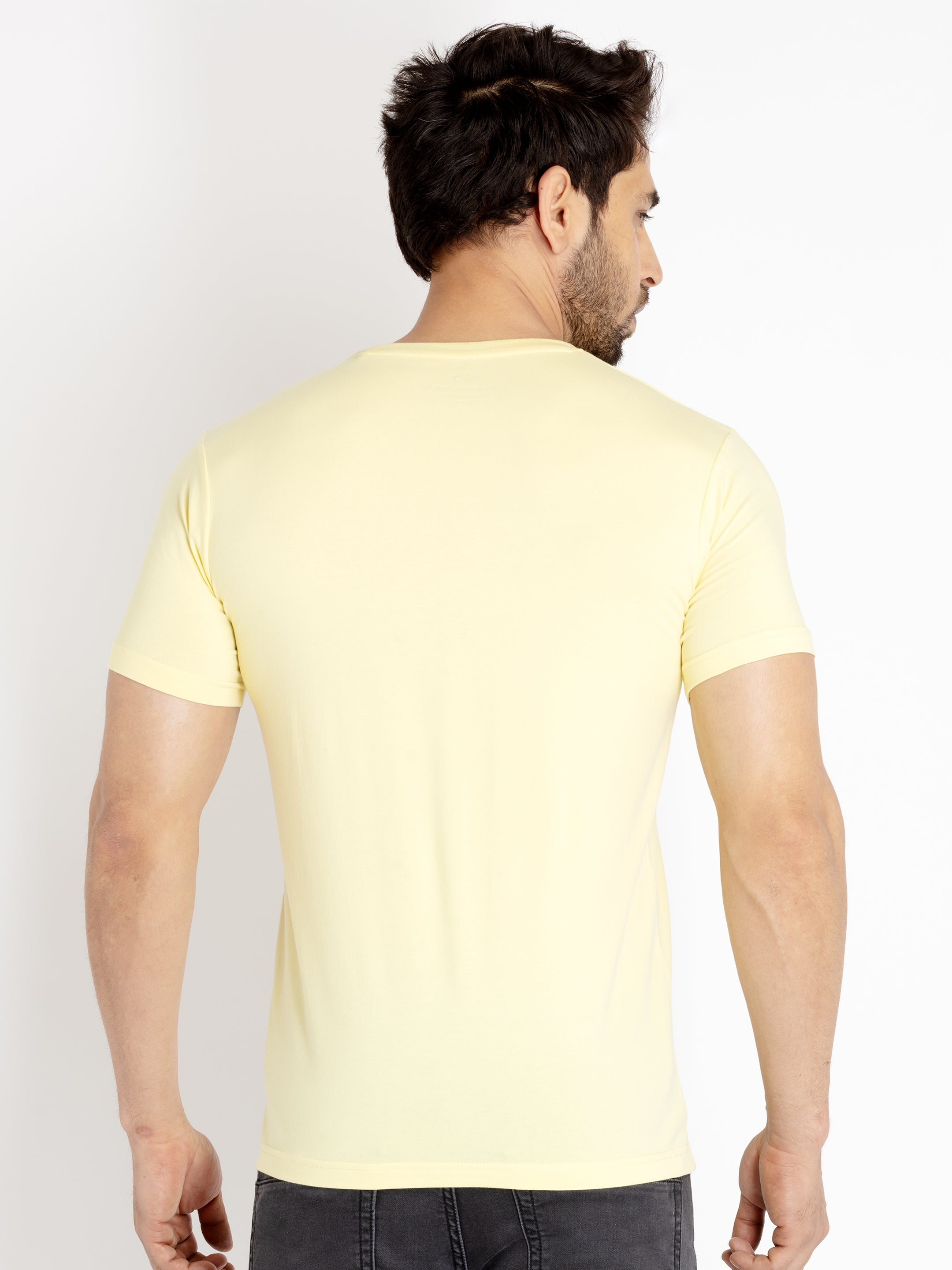 Mens Printed Round Neck T-shirt