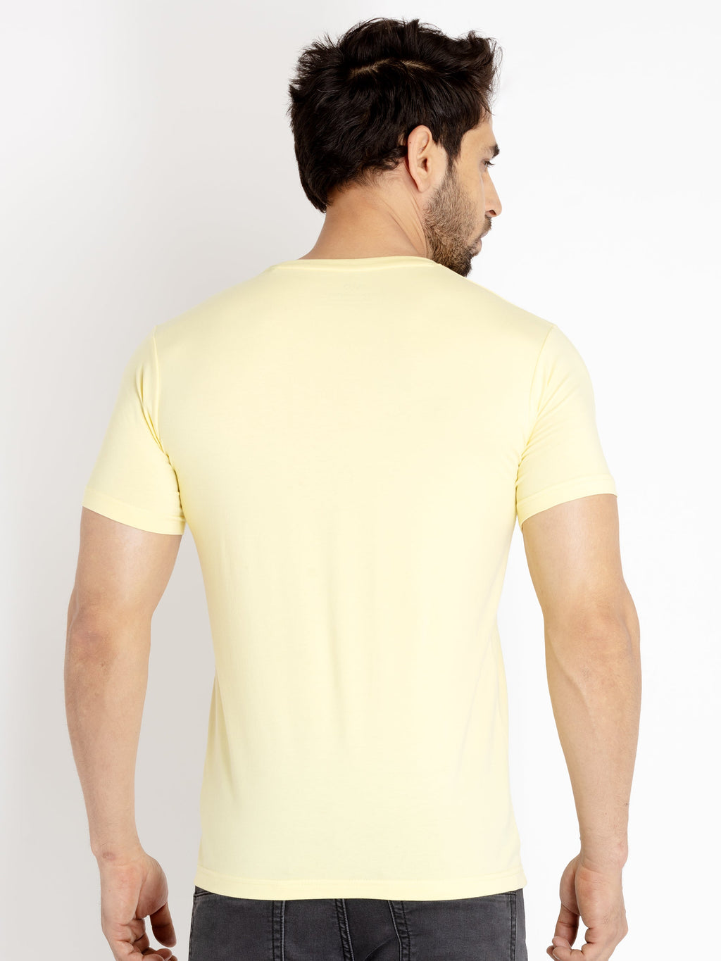 Mens Printed Round Neck T-shirt