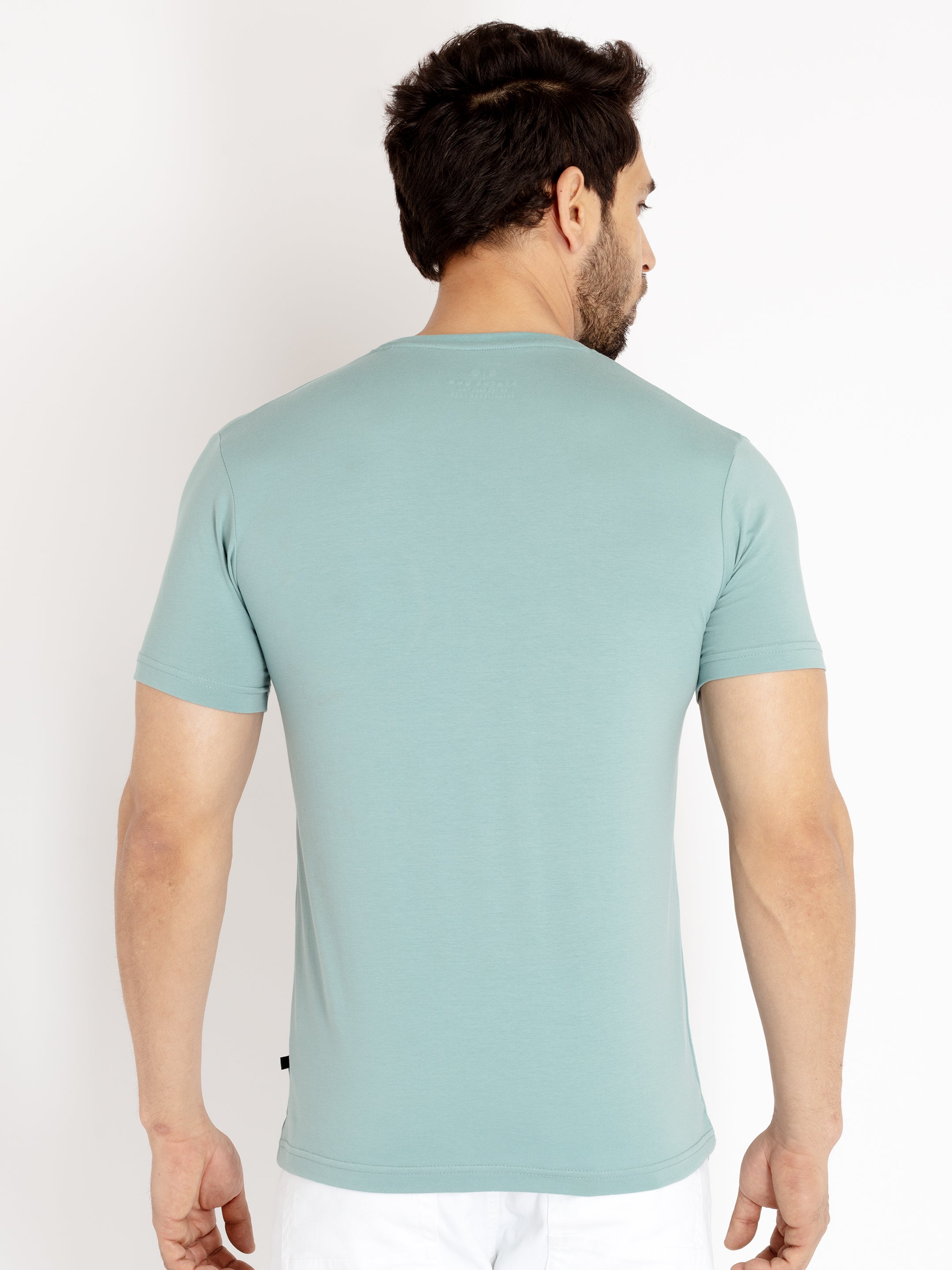 Mens Printed Round Neck T-shirt