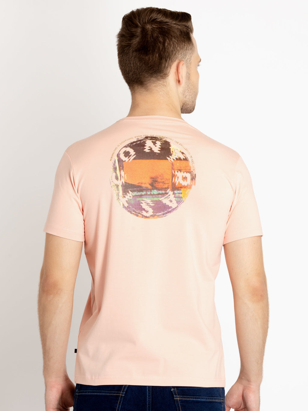 Mens Printed Round Neck T-shirts
