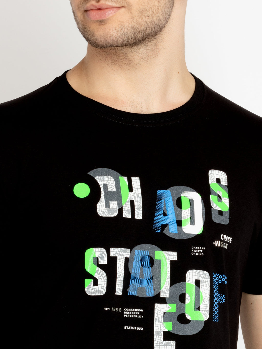 Mens Printed Round Neck T-shirts
