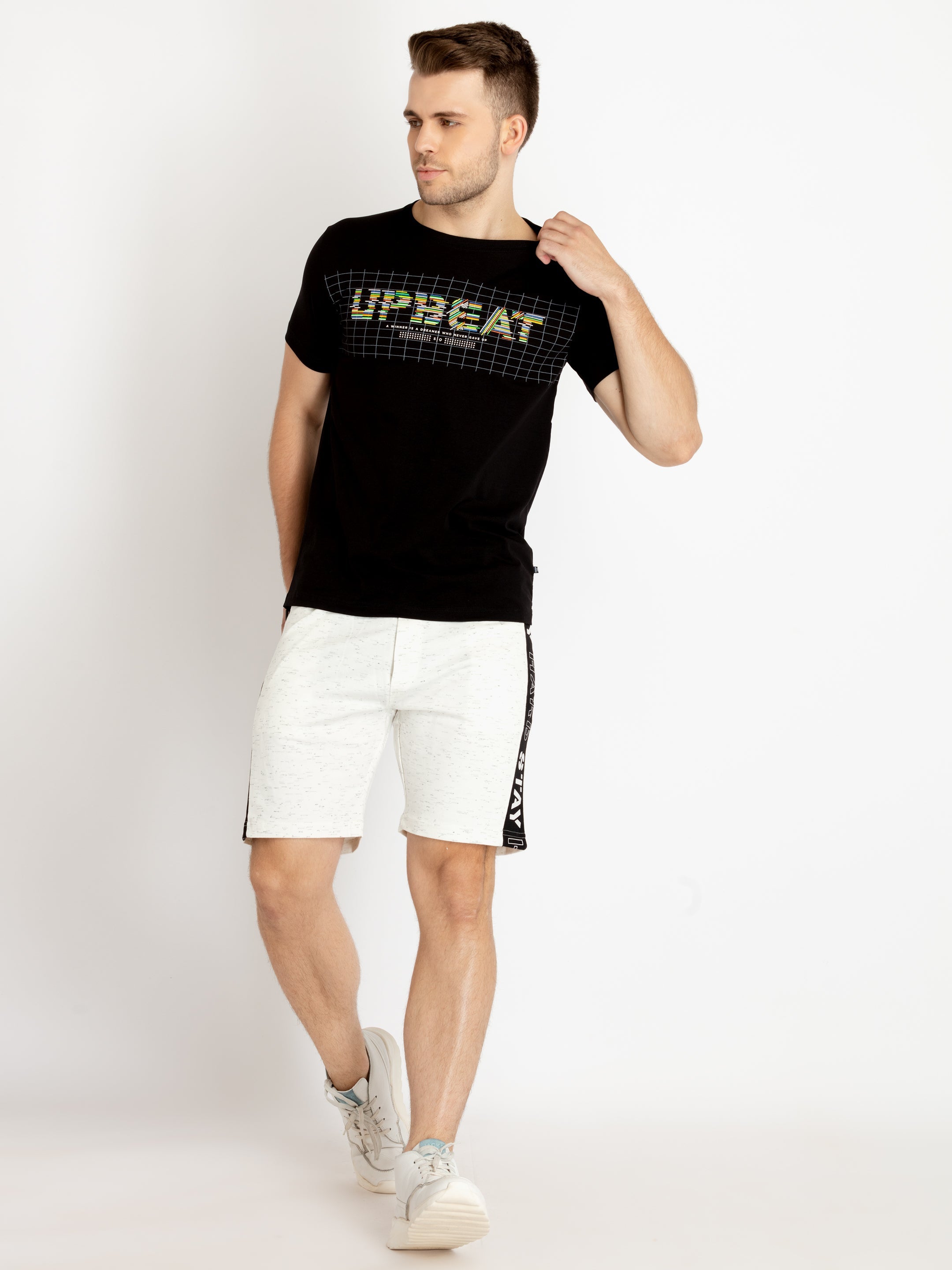 Mens Printed Round Neck T-shirts
