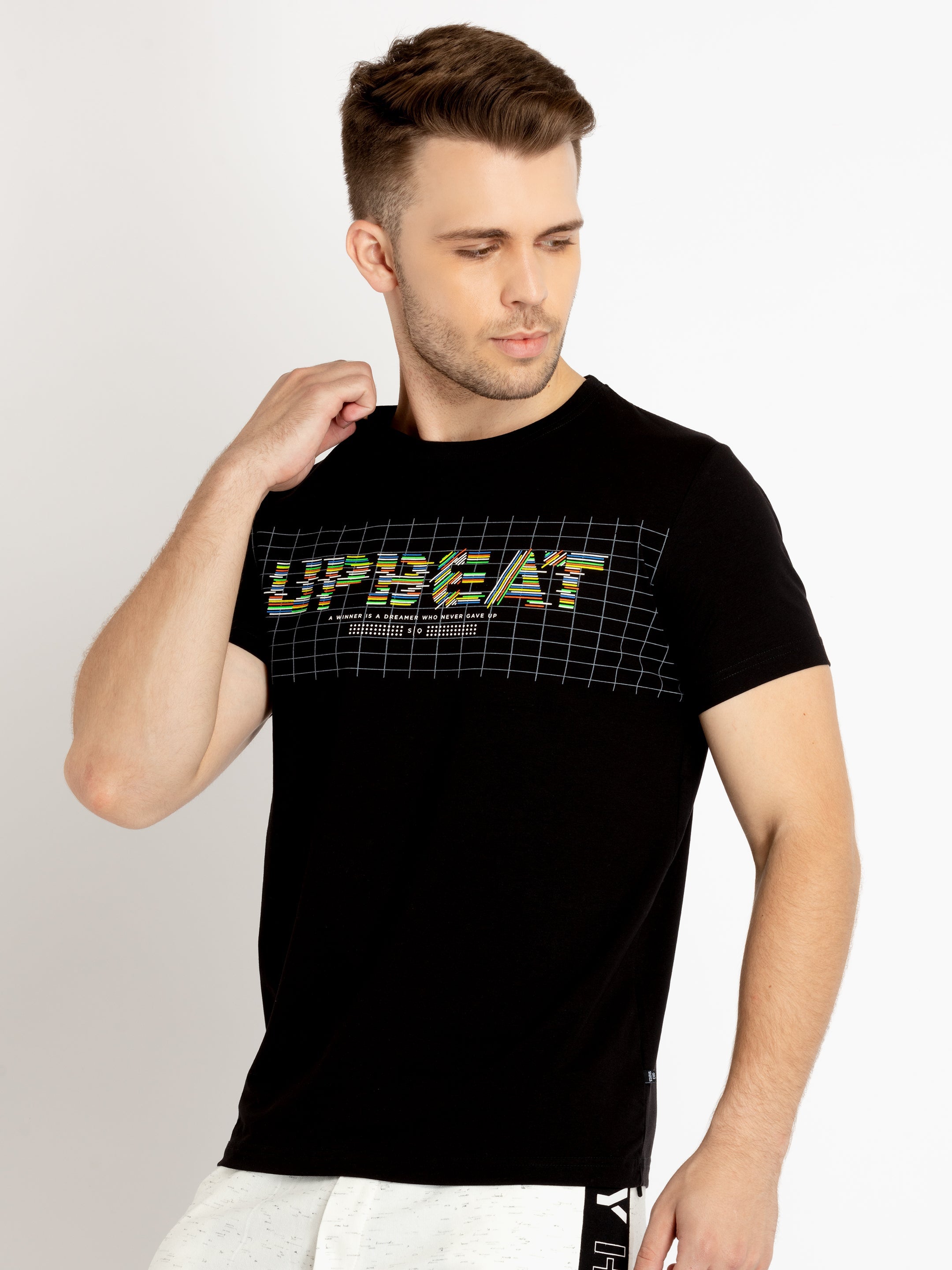 Mens Printed Round Neck T-shirts
