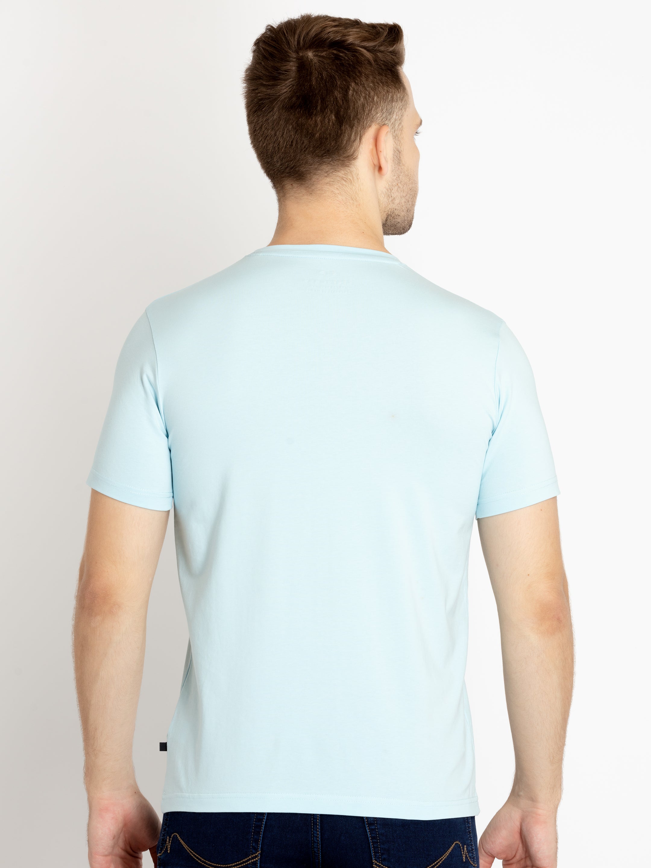 Mens Printed Round Neck T-shirts