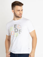 Mens Printed Round Neck T-shirt