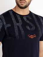 Mens Printed Round Neck T-shirt