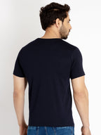 Mens Printed Round Neck T-shirt