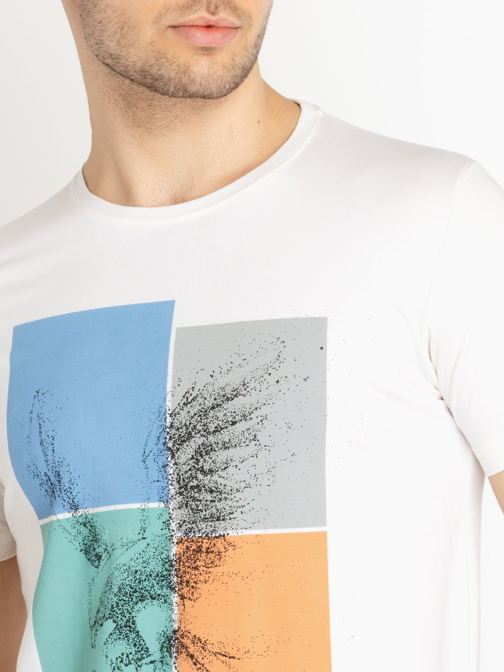 Mens Printed Round Neck T-shirts