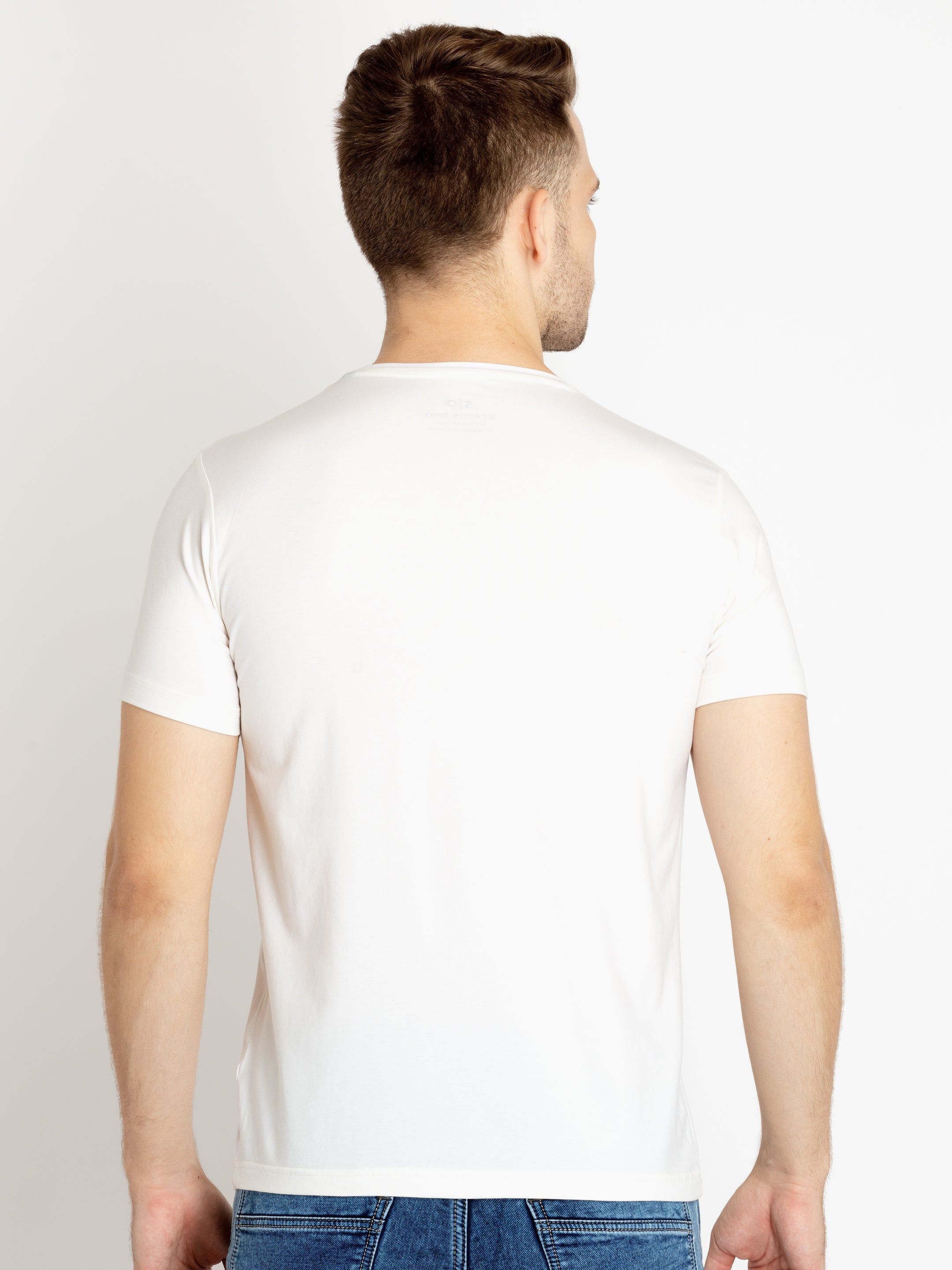 Mens Printed Round Neck T-shirts