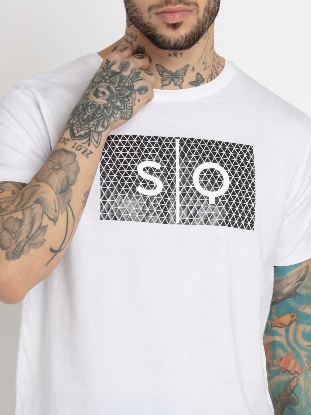 Mens Printed Round Neck T-shirt