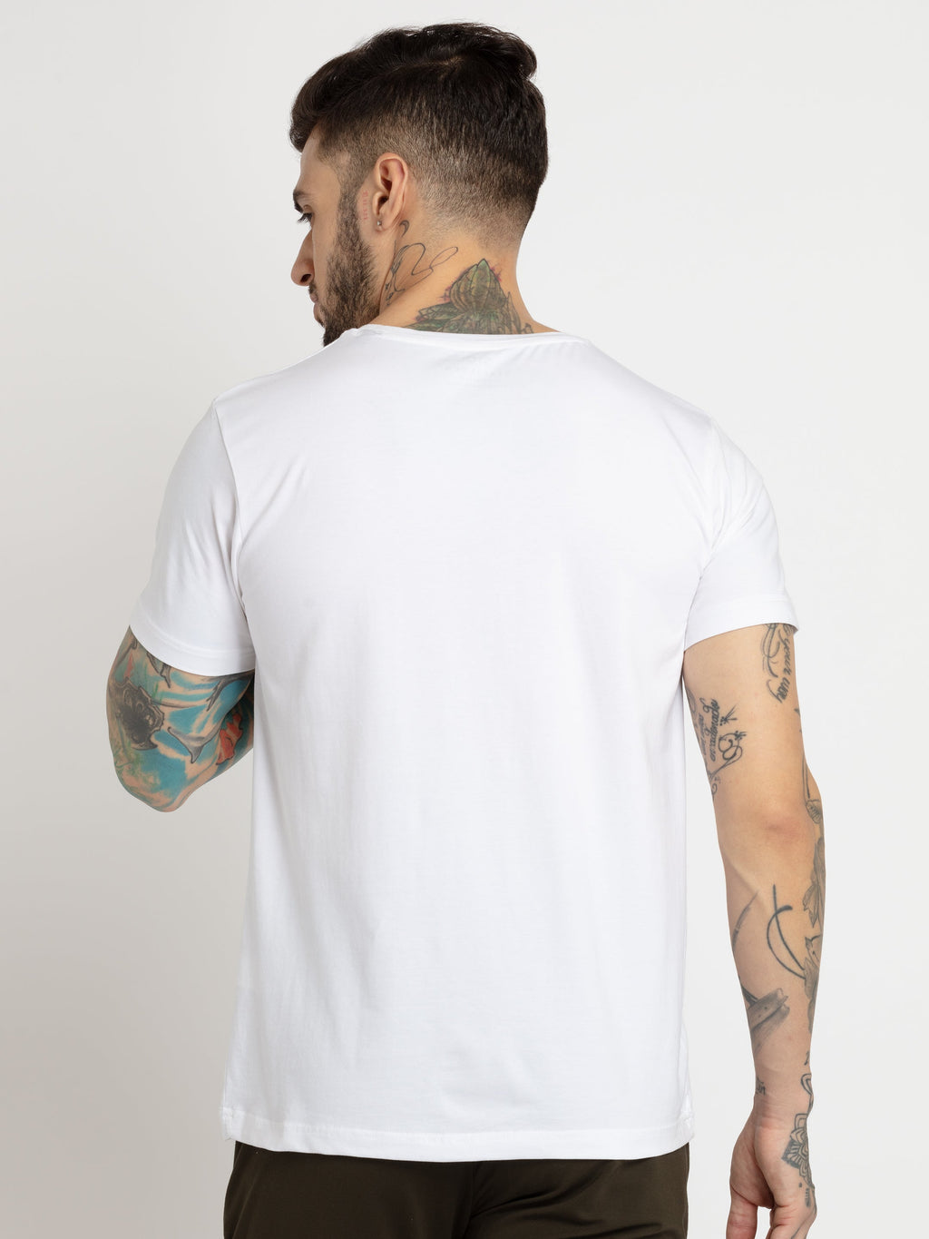 Mens Printed Round Neck T-shirt