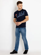 Mens Printed Round Neck T-shirts