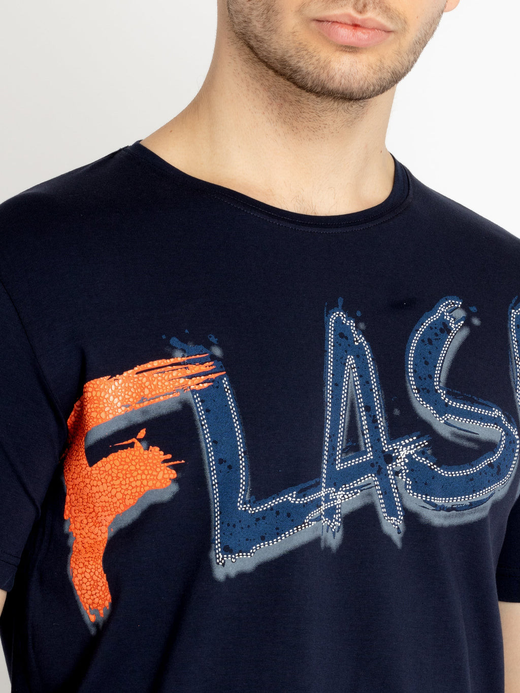 Mens Printed Round Neck T-shirts
