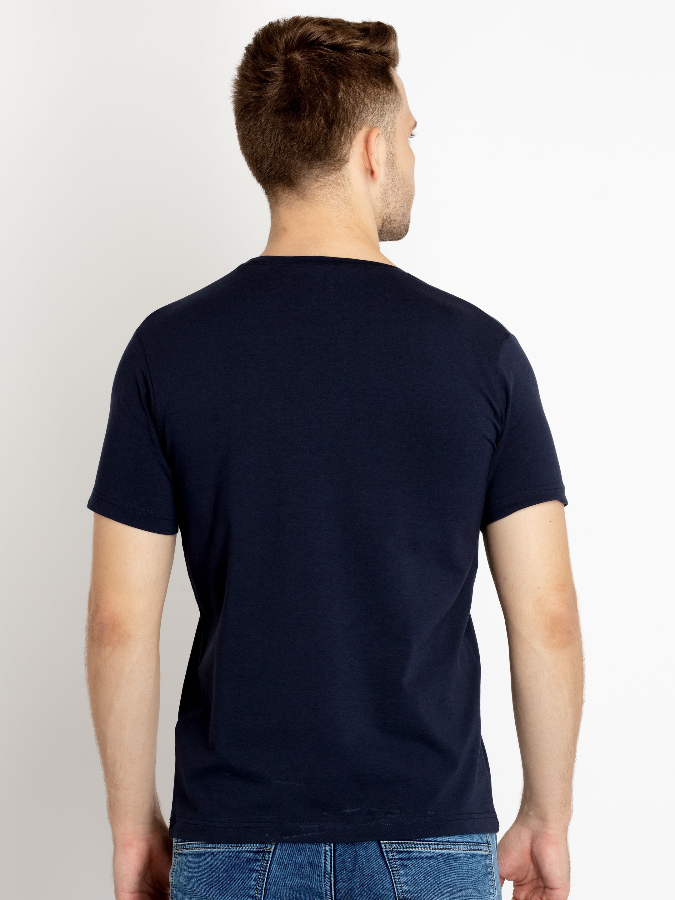 Mens Printed Round Neck T-shirts
